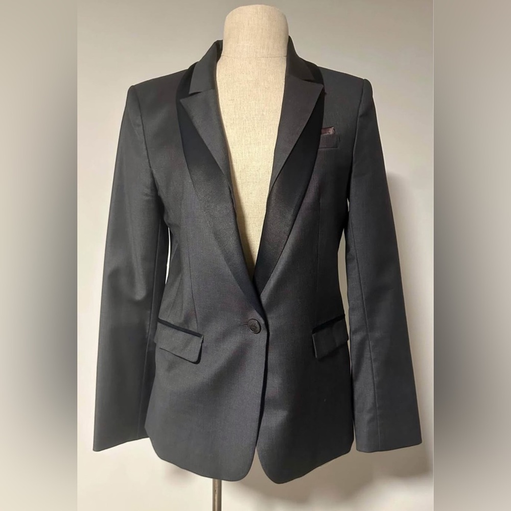 IKKS: Charcoal Gray Blazer